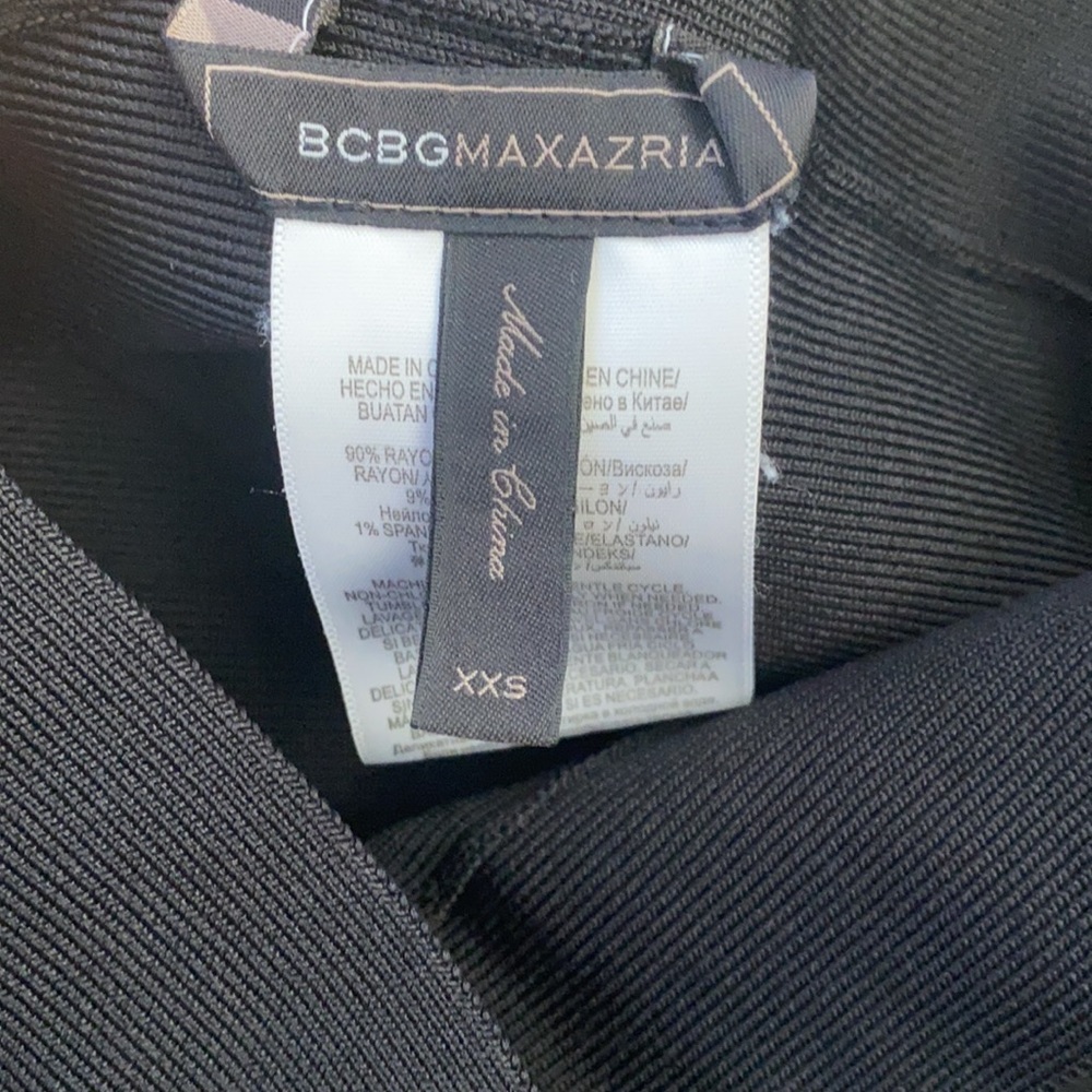 BCBG Maxazria black pencil skirt xxs - Picture 3 of 7